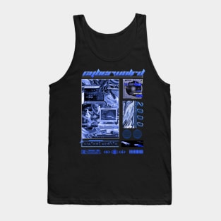 Cybercore World Aesthetic Design Tank Top